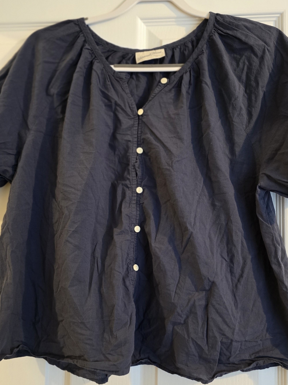 Universal Thread Navy Button-Front Lightweight Shirt Jacket